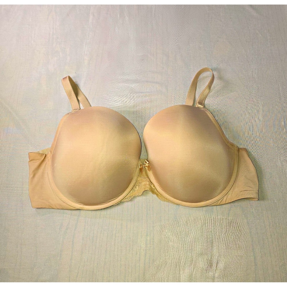 Torrid Curve Women's 42D Nude Beige Lightly Lined Underwire T-Shirt Bra